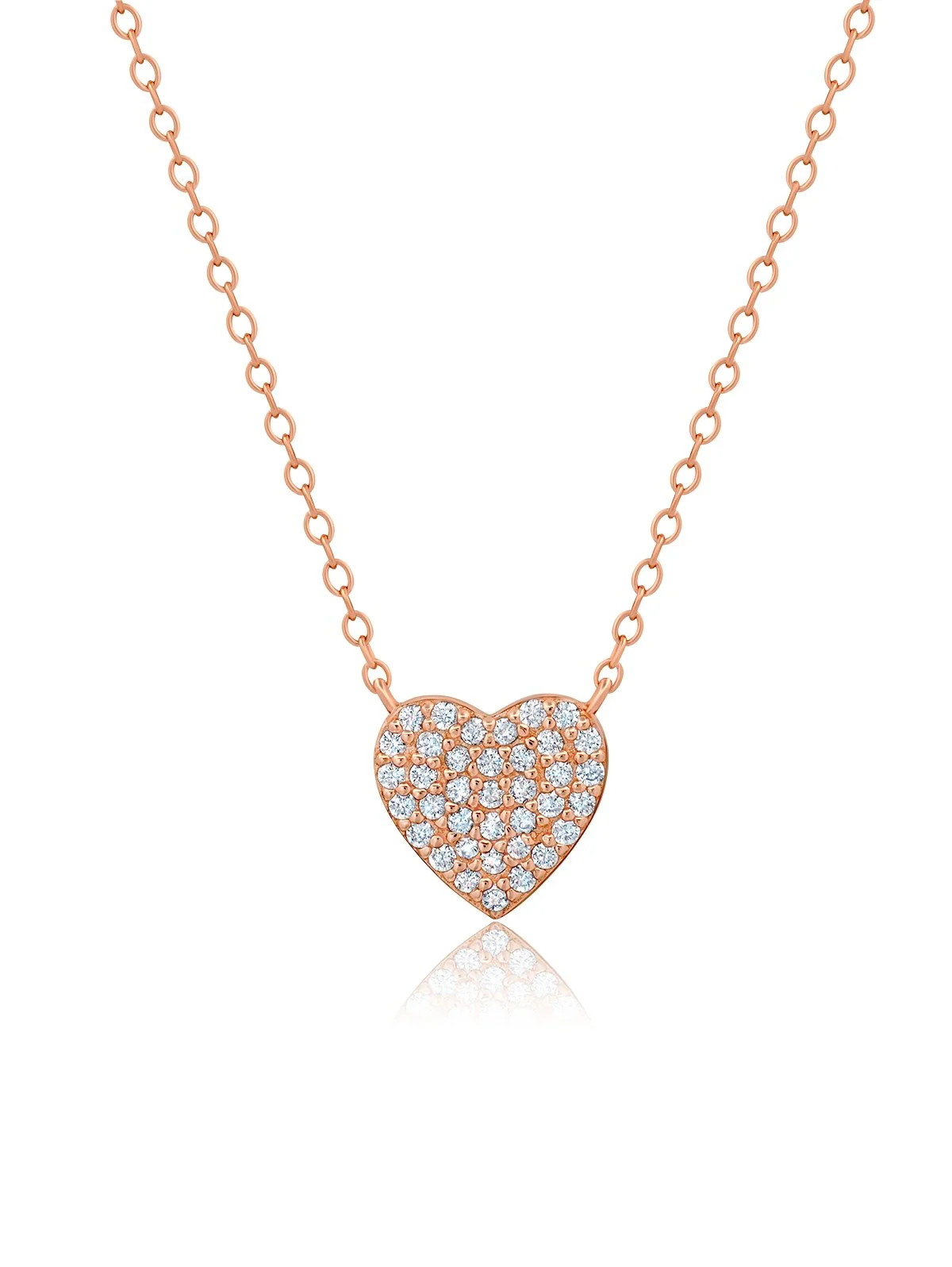 Crislu Necklace Finished in 18kt Rose Gold