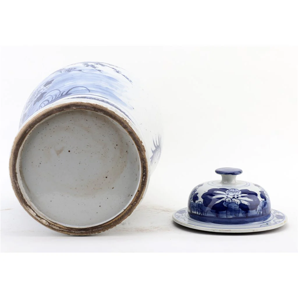 Danny's Fine Porcelain 10.625L X 10.625W X 17.25H - TEMPLE JAR - BIRD & FLORAL 50872 - Image 10