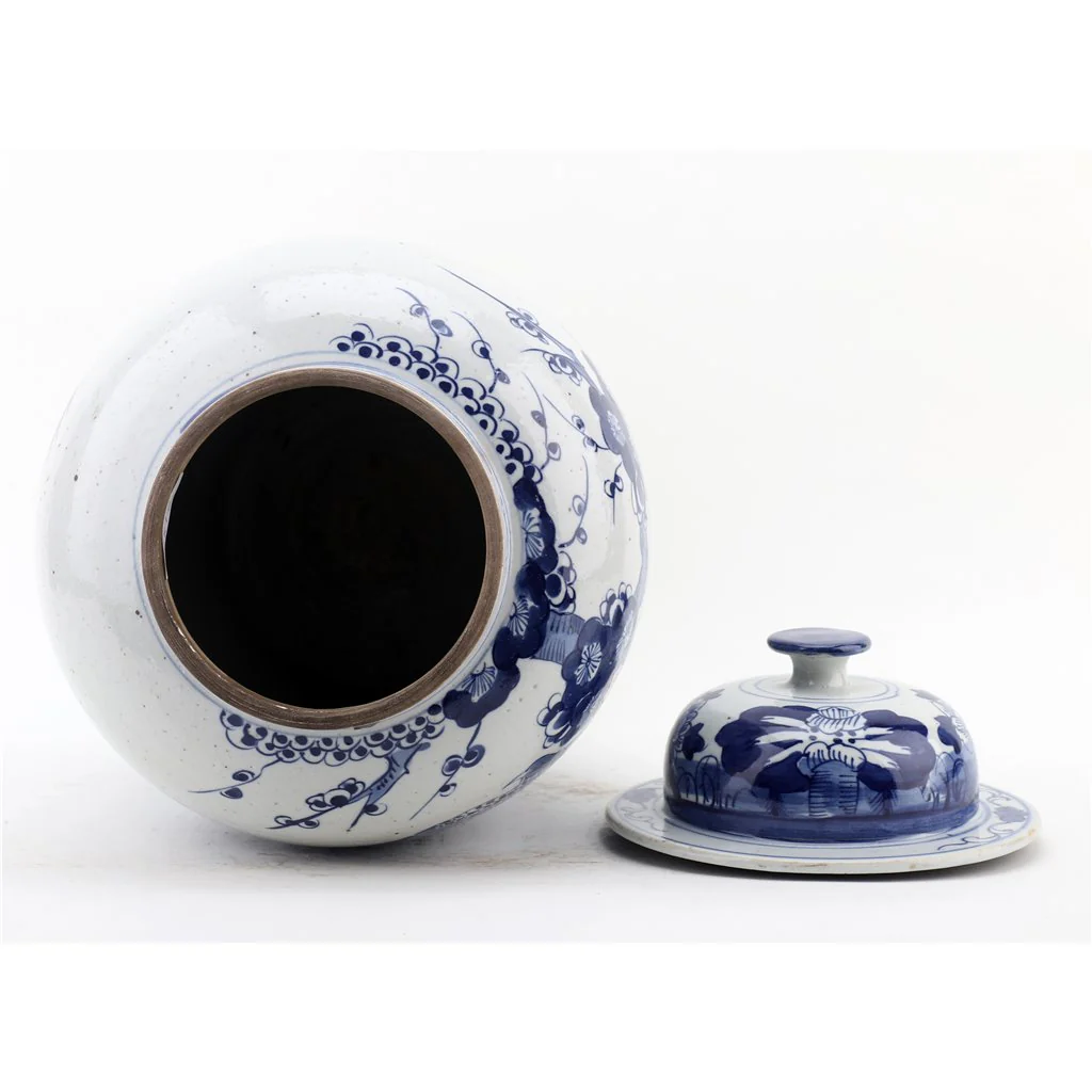 Danny's Fine Porcelain 10.625L X 10.625W X 17.25H - TEMPLE JAR - BIRD & FLORAL 50872 - Image 9