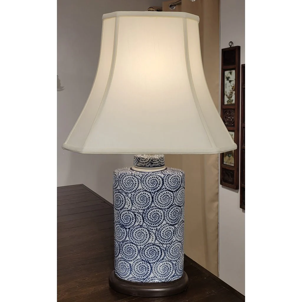 Danny's Fine Porcelain 16L X 12W X 28H - Porcelain Tea Jar Lamp(125-16-Be) 40893-L - Image 2