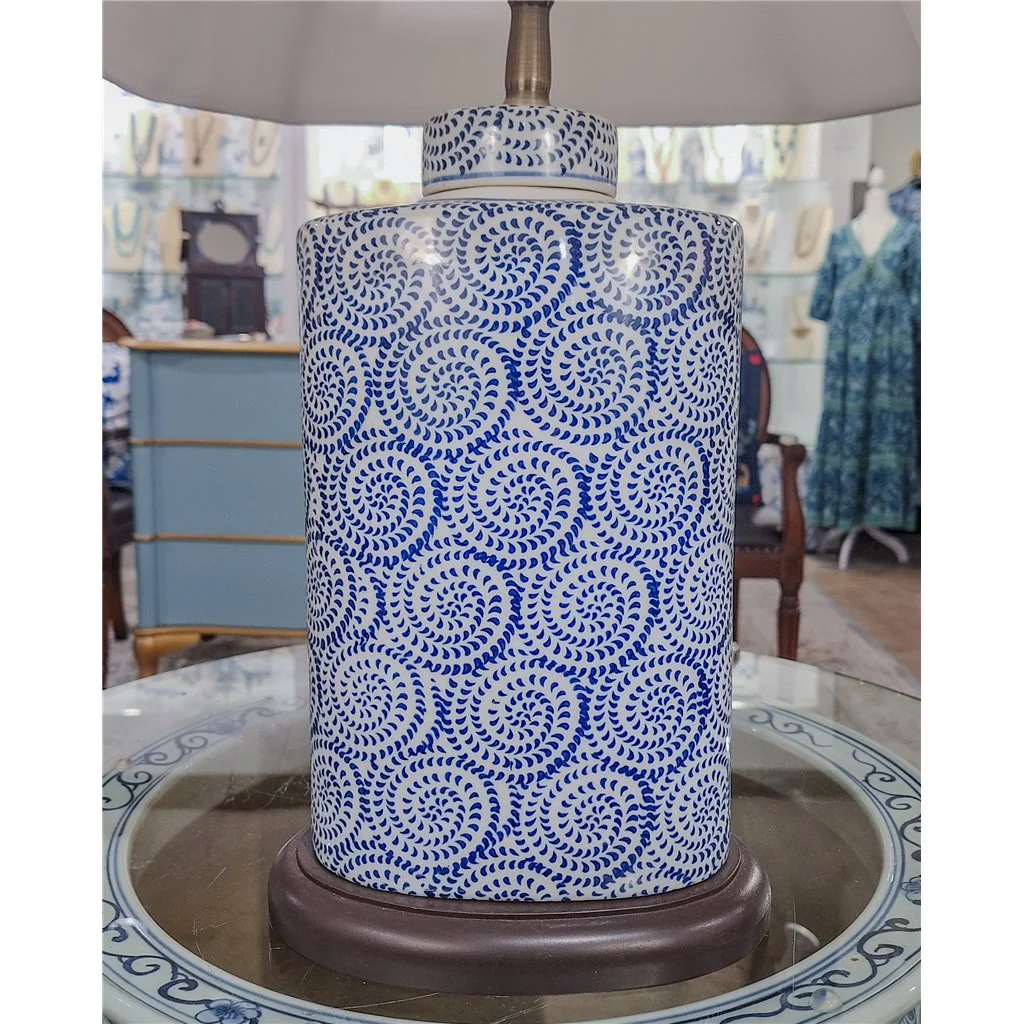 Danny's Fine Porcelain 16L X 12W X 28H - Porcelain Tea Jar Lamp(125-16-Be) 40893-L - Image 6