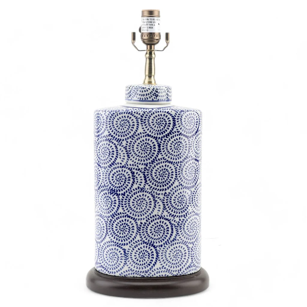 Danny's Fine Porcelain 16L X 12W X 28H - Porcelain Tea Jar Lamp(125-16-Be) 40893-L - Image 8