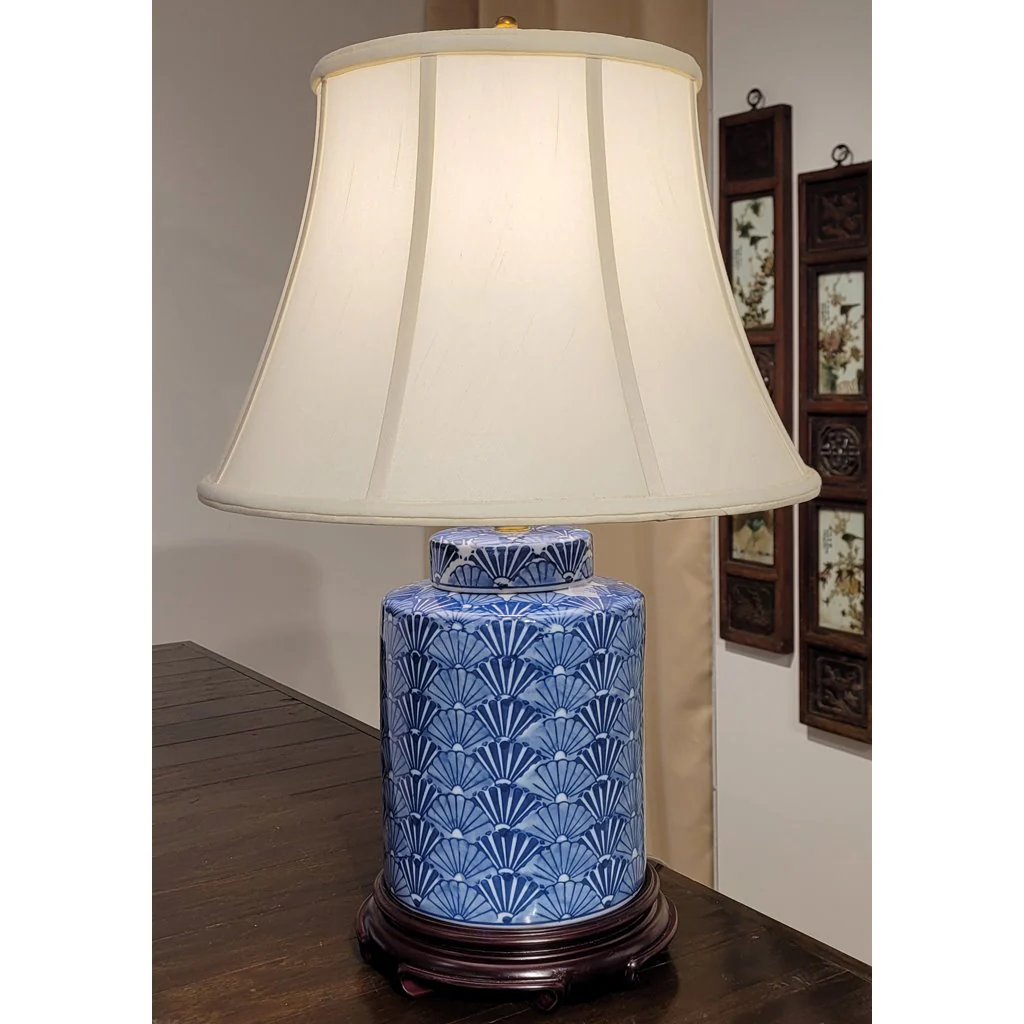 Danny's Fine Porcelain 16L X 16W X 25H - Porcelain Jar Lamp( 109-16-Be) 40896-L - Image 2