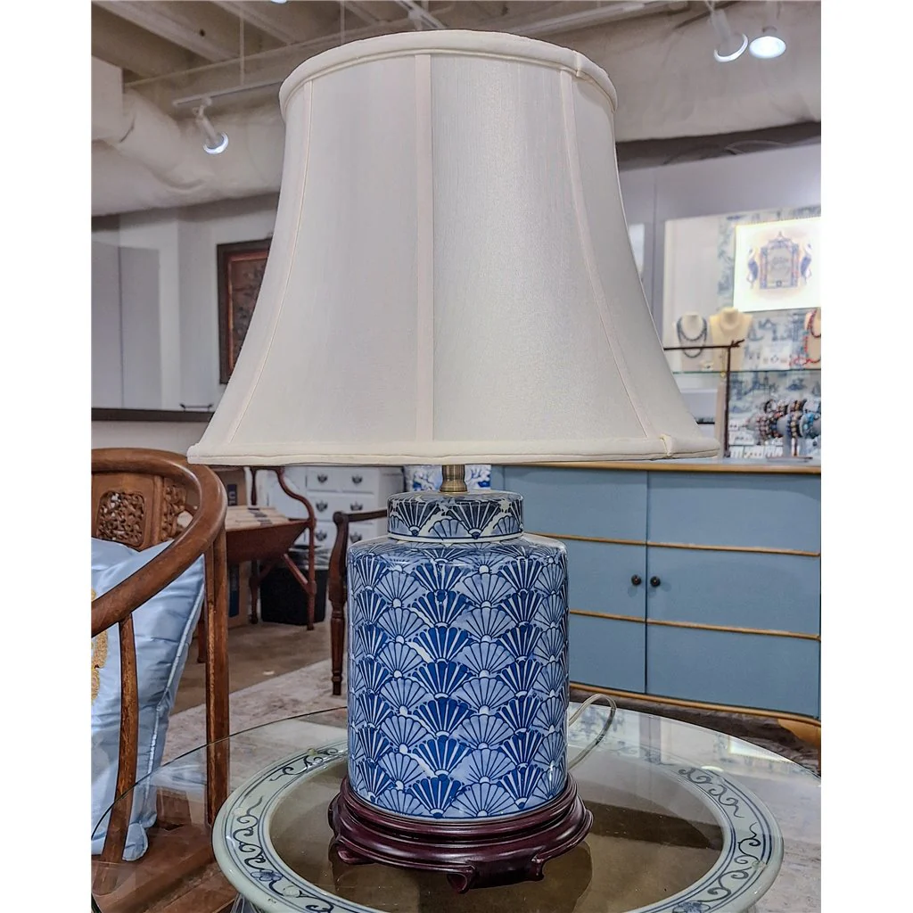 Danny's Fine Porcelain 16L X 16W X 25H - Porcelain Jar Lamp( 109-16-Be) 40896-L - Image 3