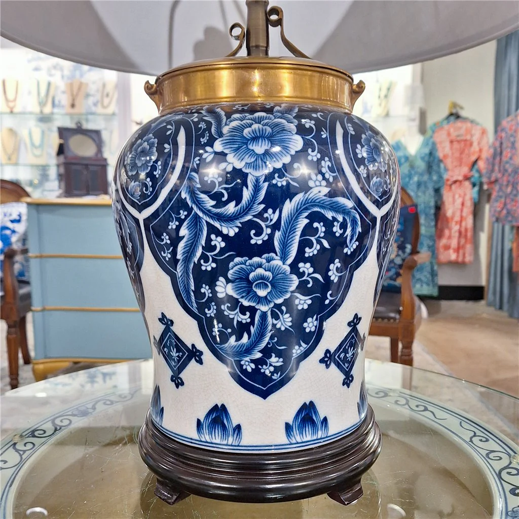 Danny's Fine Porcelain 17L X 17W X 27H PORCELAIN WARRIOR JAR LAMP Qipao (Large) ( 2-847-17) 14088-L - Image 10