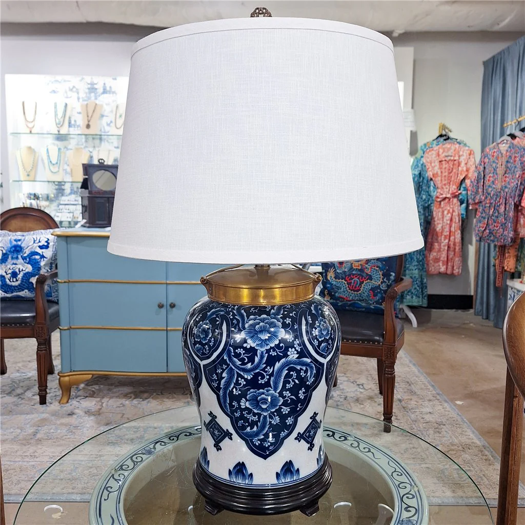 Danny's Fine Porcelain 17L X 17W X 27H PORCELAIN WARRIOR JAR LAMP Qipao (Large) ( 2-847-17) 14088-L - Image 6