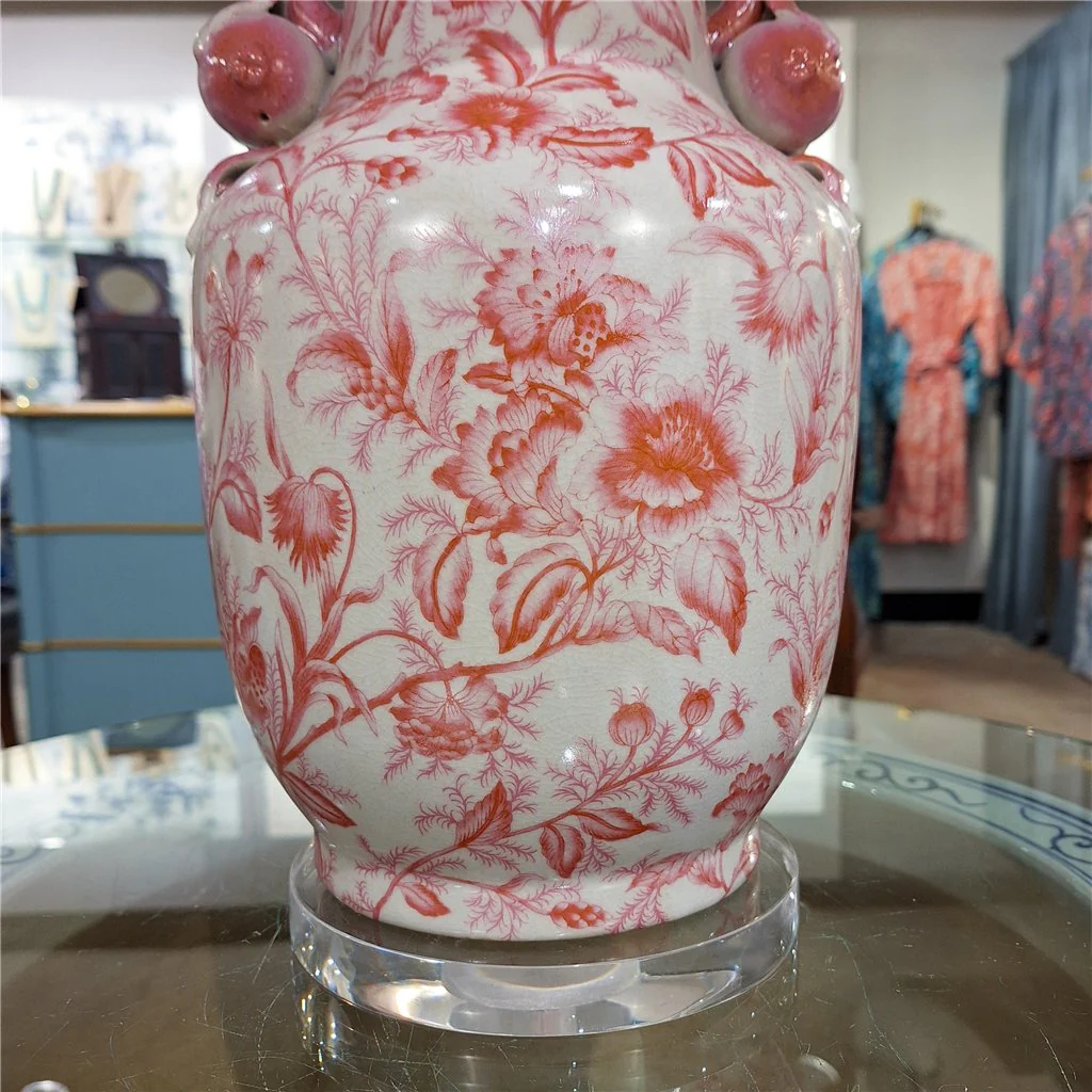 Danny's Fine Porcelain 17Lx17Wx30H Lamp - Pink Primrose [Acrylic_Base/Sh:2-847-17] 14236-LA - Image 11