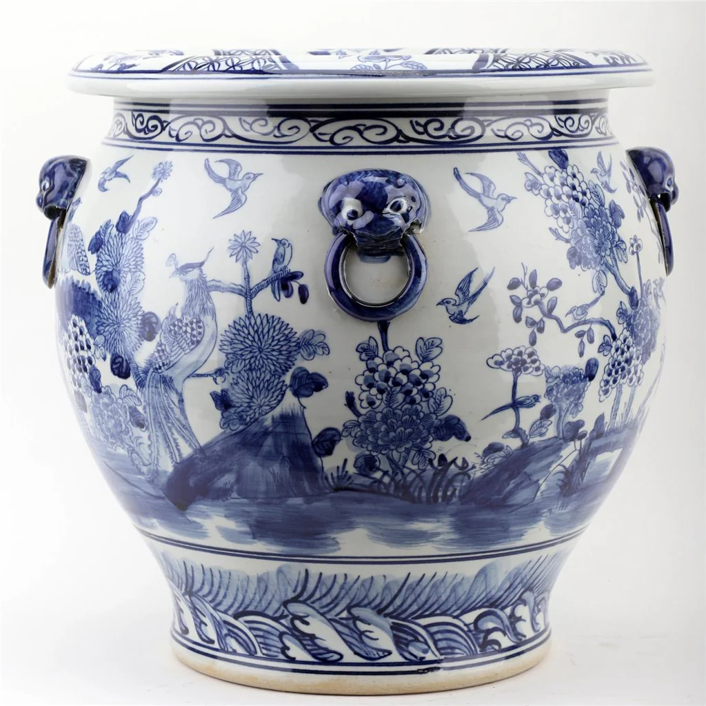 Danny's Fine Porcelain 18inD - FISHBOWL - FLORAL AND 50976 - Image 3