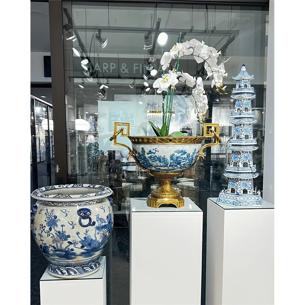 Danny's Fine Porcelain 18inD - FISHBOWL - FLORAL AND 50976 - Image 9