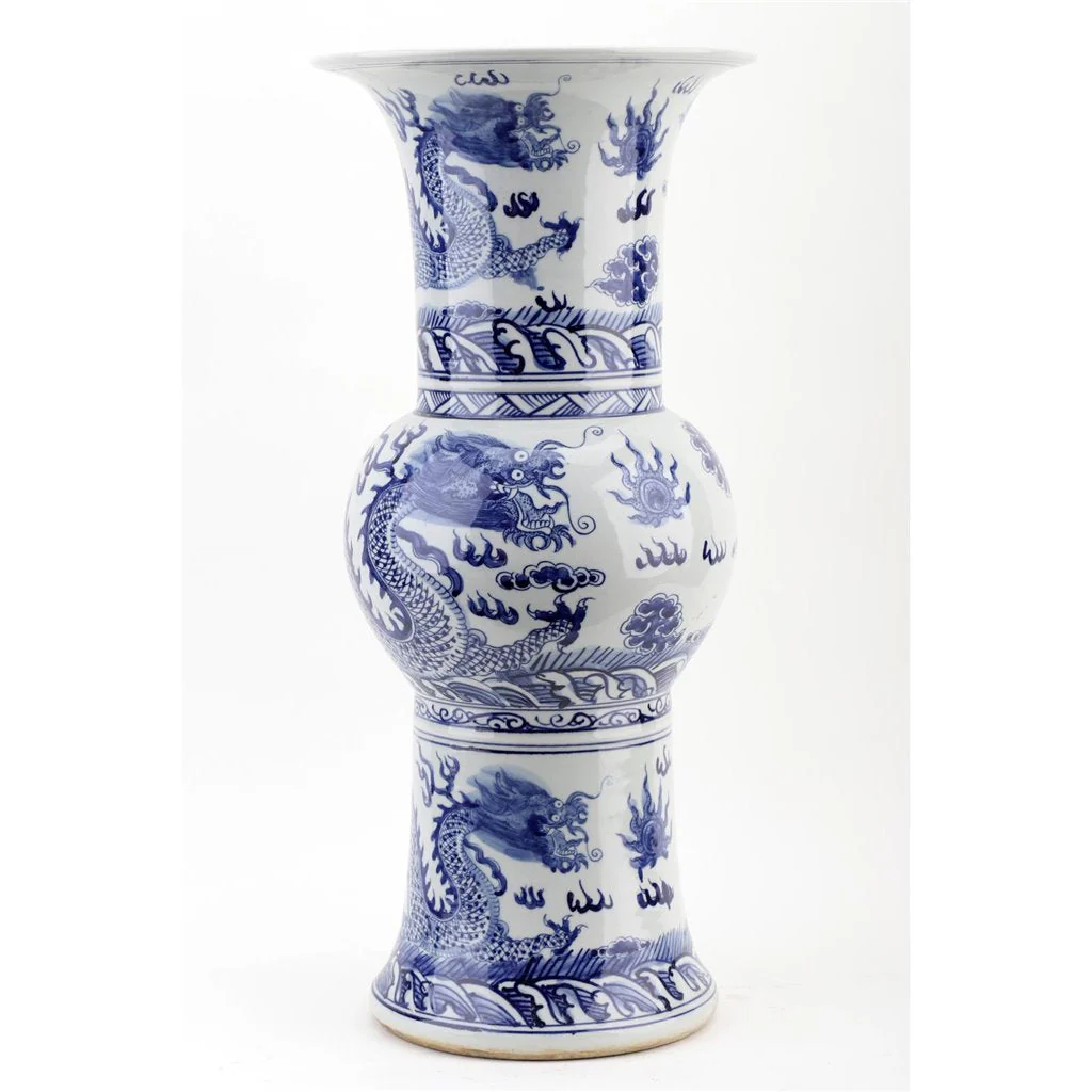 Danny's Fine Porcelain 22.5inH - PALACE VASE (DRAGON) 50968 - Image 2