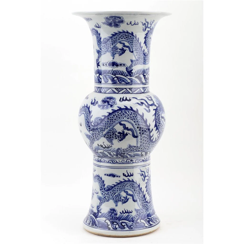 Danny's Fine Porcelain 22.5inH - PALACE VASE (DRAGON) 50968 - Image 4