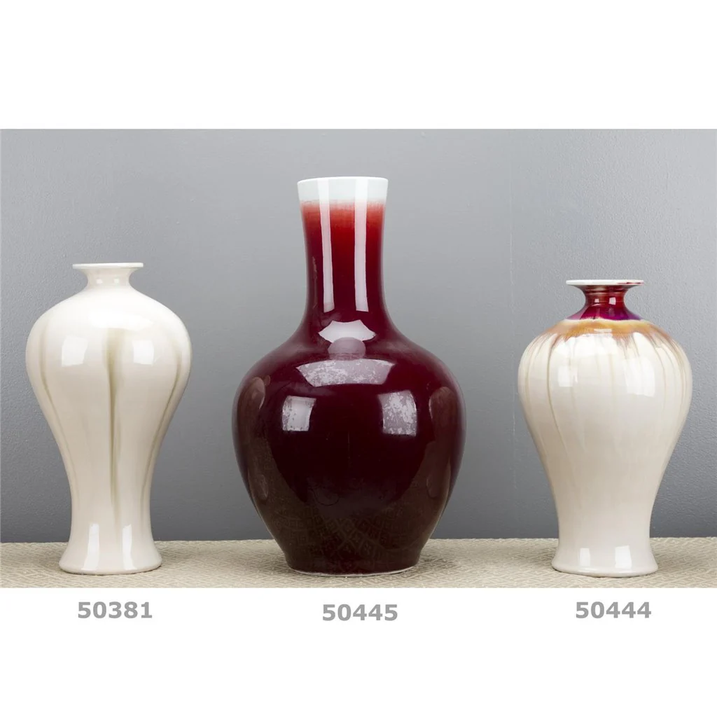 Danny's Fine Porcelain Ball Vase-Oxblood Red 50445 - Image 6
