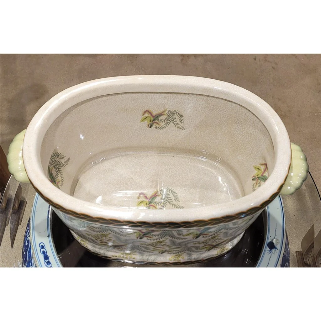 Danny's Fine Porcelain Basin - Fern 14133 - Image 9