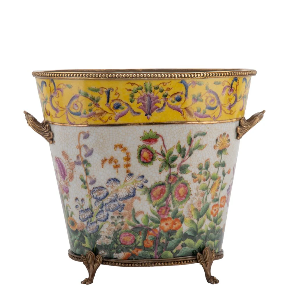 Danny's Fine Porcelain Basin With Bronze-Wild Breeze 14272