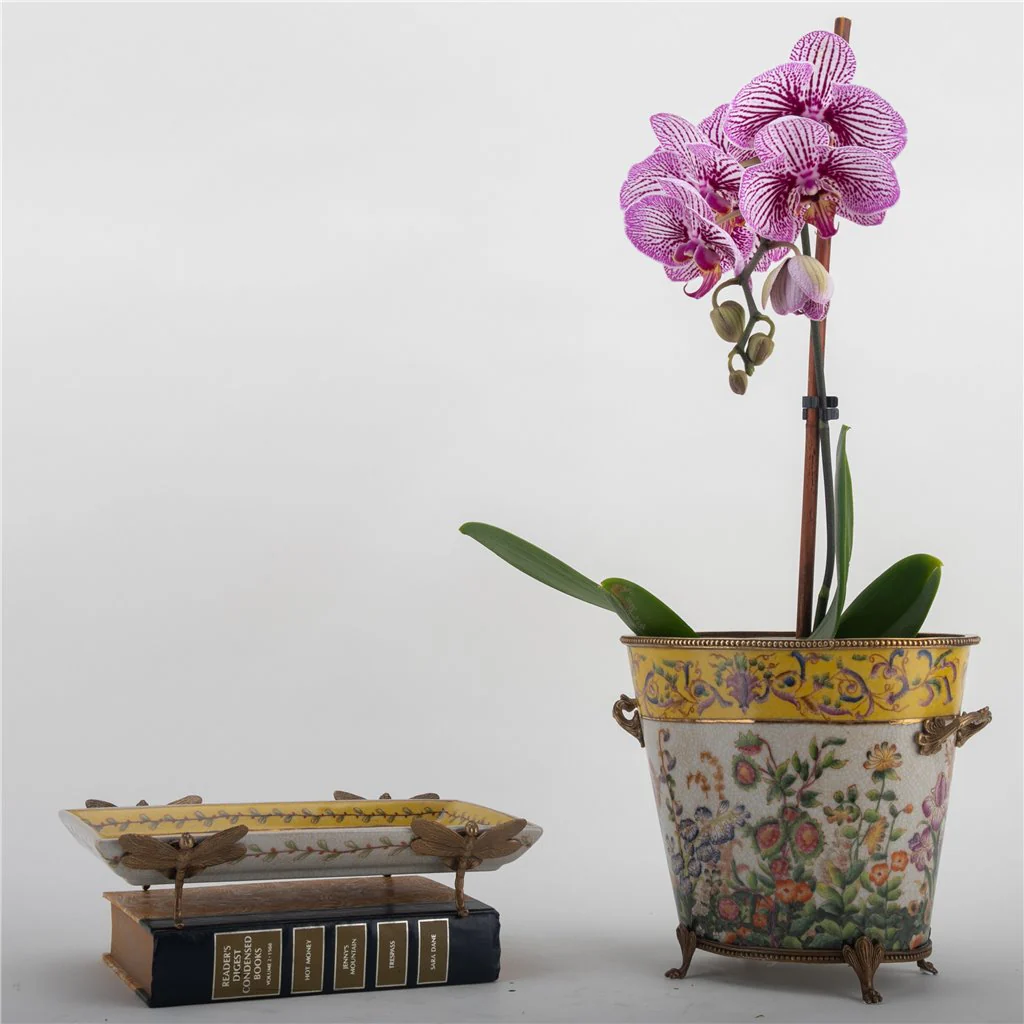 Danny's Fine Porcelain Basin With Bronze-Wild Breeze 14272 - Image 10