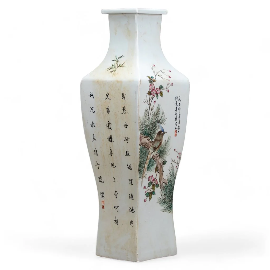 Danny's Fine Porcelain Bird Scene Rectangle Lamp 50127-L - Image 5