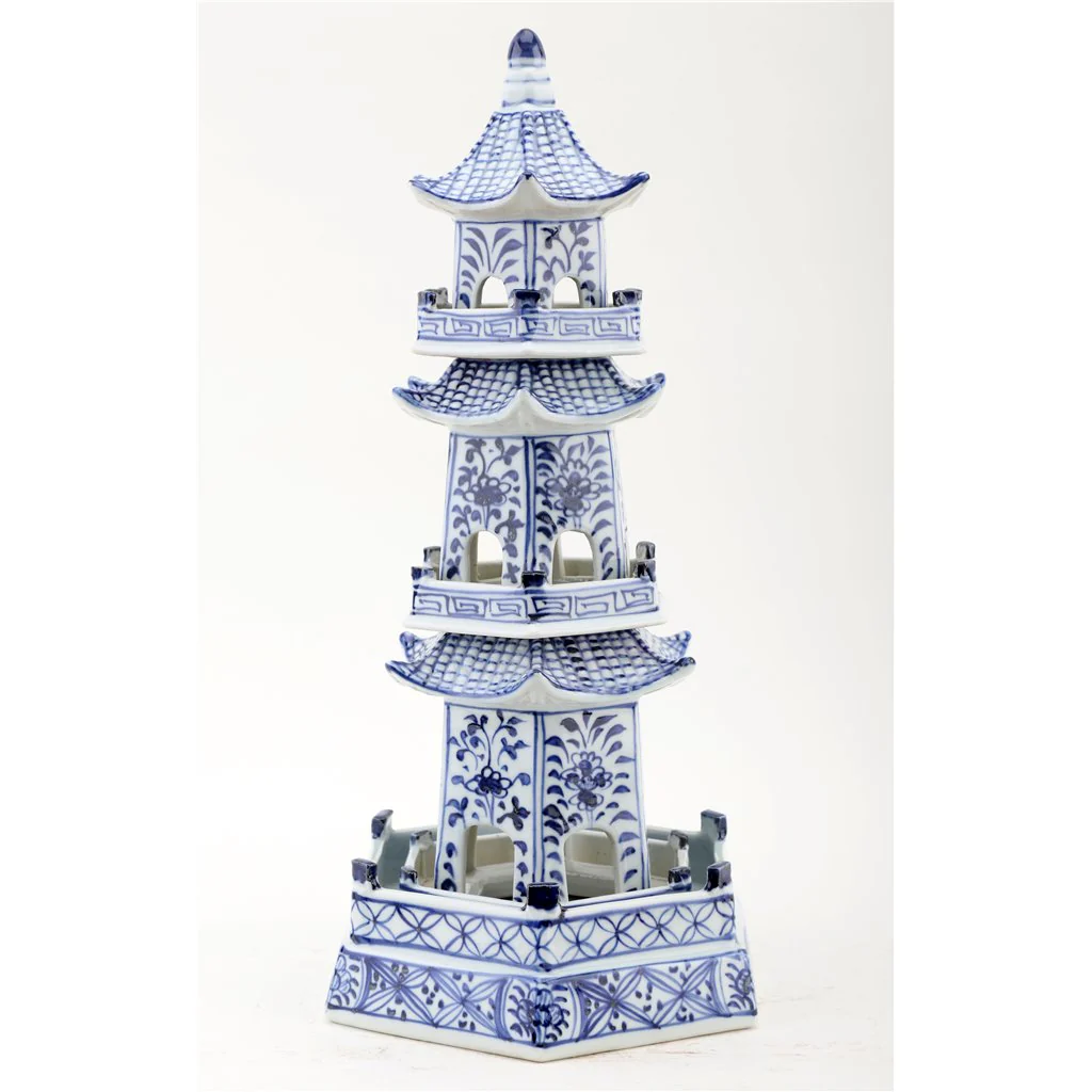 Danny's Fine Porcelain Blue And White Pagoda(4 Sections) 50818 - Image 10
