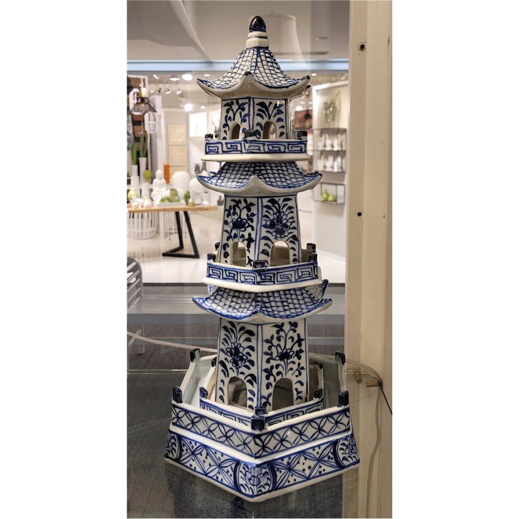 Danny's Fine Porcelain Blue And White Pagoda(4 Sections) 50818 - Image 11