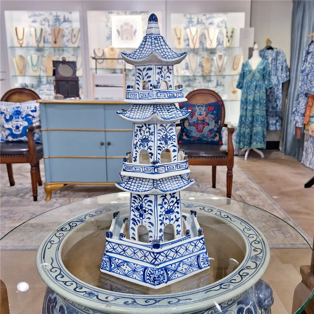 Danny's Fine Porcelain Blue And White Pagoda(4 Sections) 50818 - Image 13