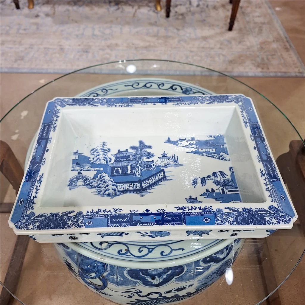 Danny's Fine Porcelain BLUE AND WHITE RECTANGULAR BASIN (CLASSIC) 50112 - Image 2
