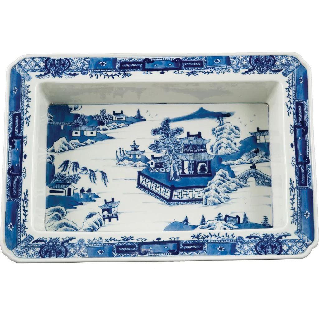 Danny's Fine Porcelain BLUE AND WHITE RECTANGULAR BASIN (CLASSIC) 50112 - Image 3