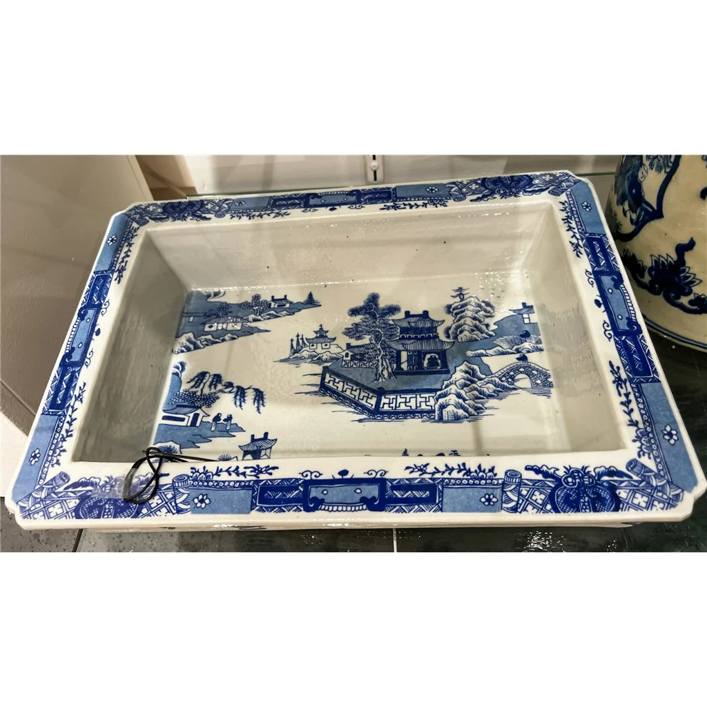 Danny's Fine Porcelain BLUE AND WHITE RECTANGULAR BASIN (CLASSIC) 50112 - Image 8