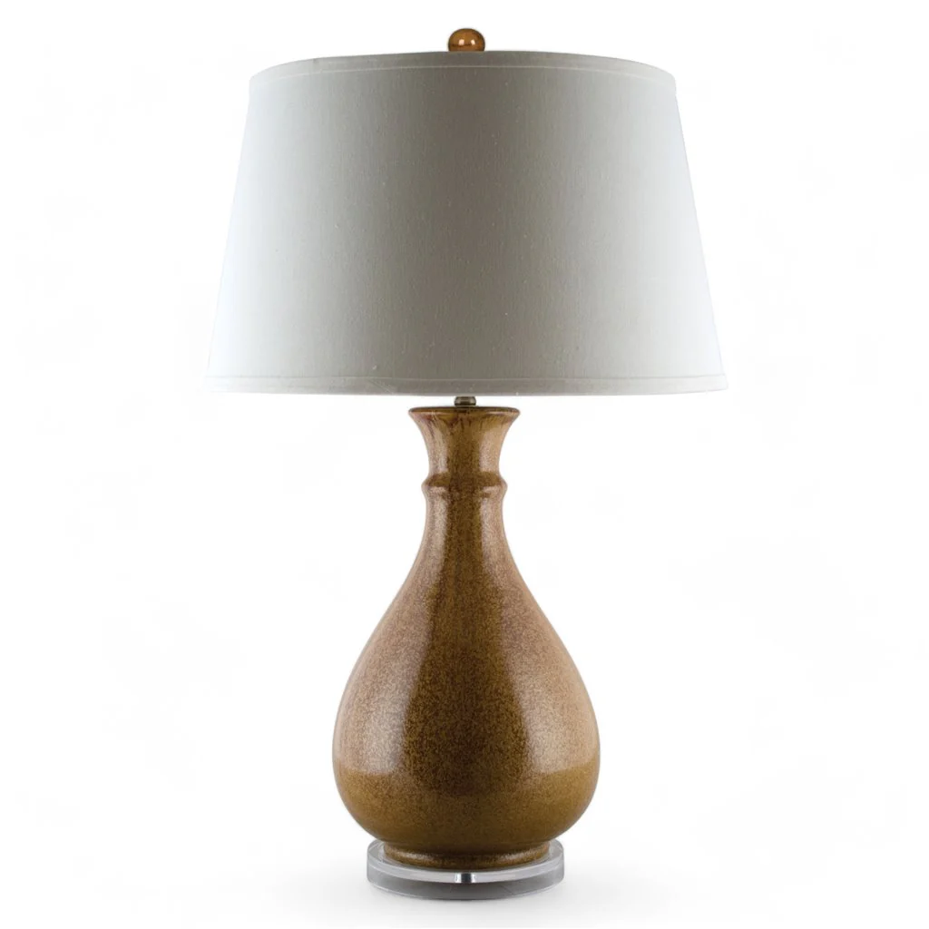 Danny's Fine Porcelain Bulb Vase Lamp- Bronzetellic (2-830-19) 11956-LA