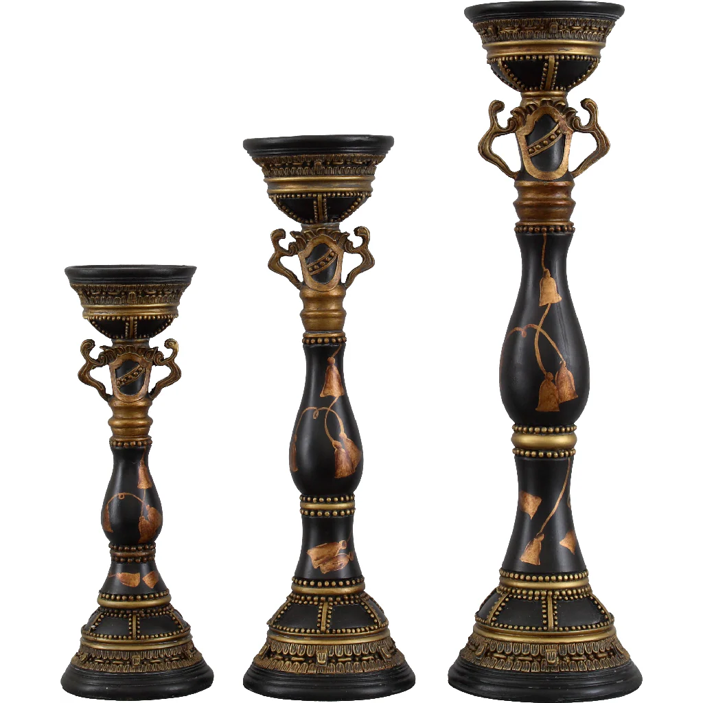 Danny's Fine Porcelain Candle Holders (Set/3) -R 12755