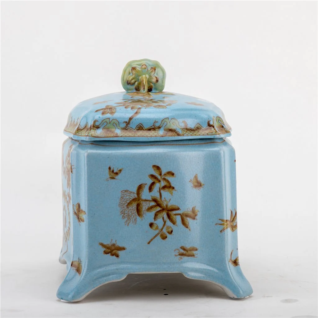 Danny's Fine Porcelain Casket - Celadon Lampas 11697 - Image 4
