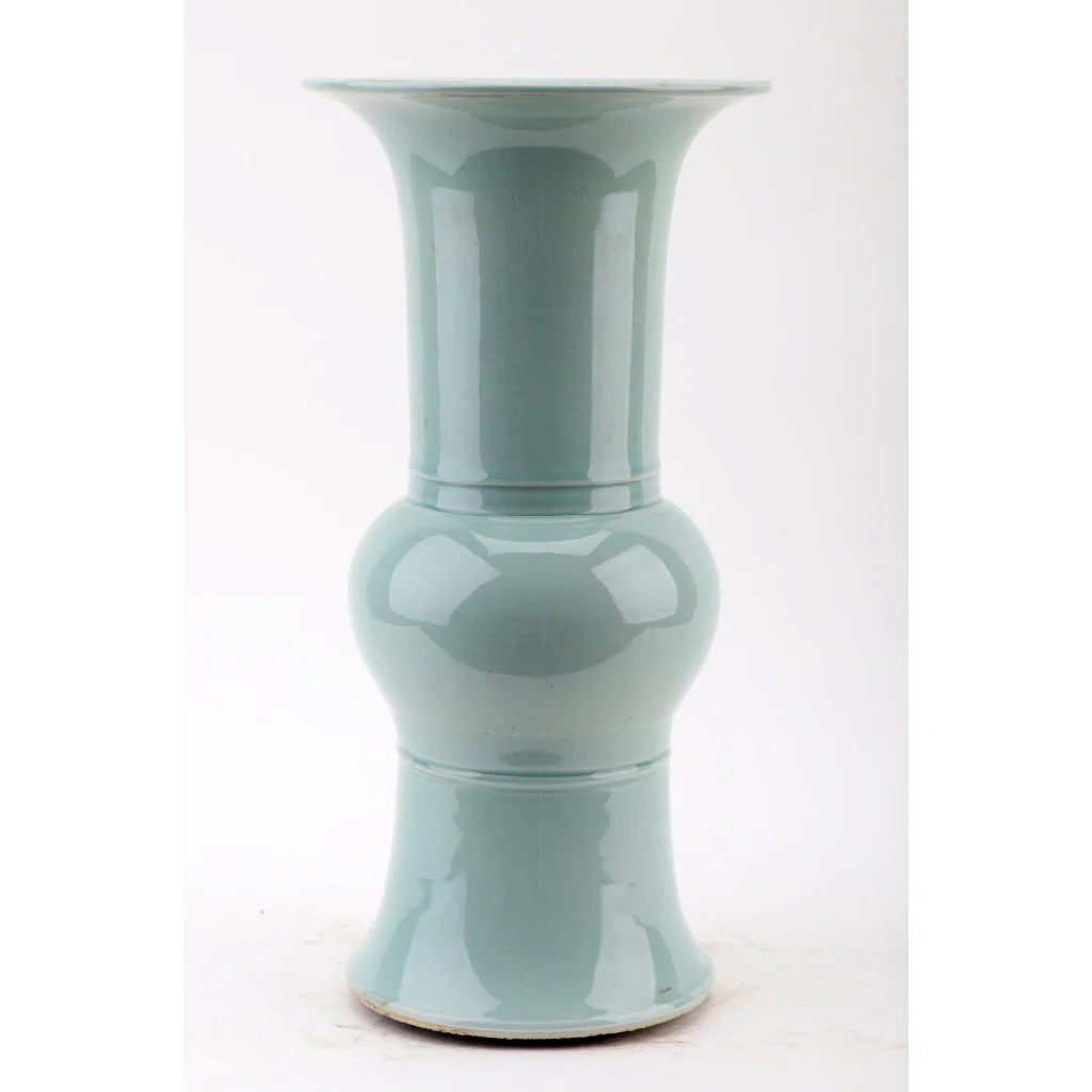 Danny's Fine Porcelain Celedon Elegant Vase 50824 - Image 3