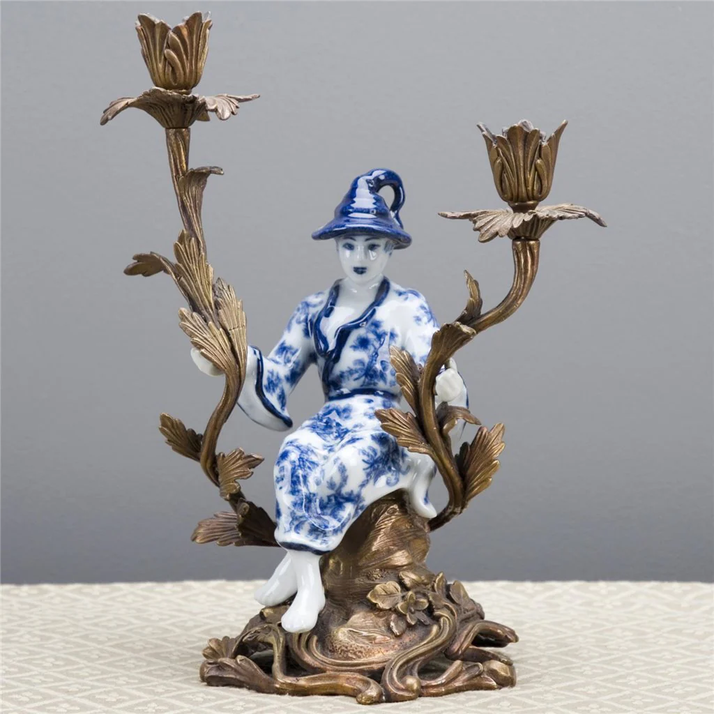 Danny's Fine Porcelain Figurine Candle Holder 14208 - Image 10