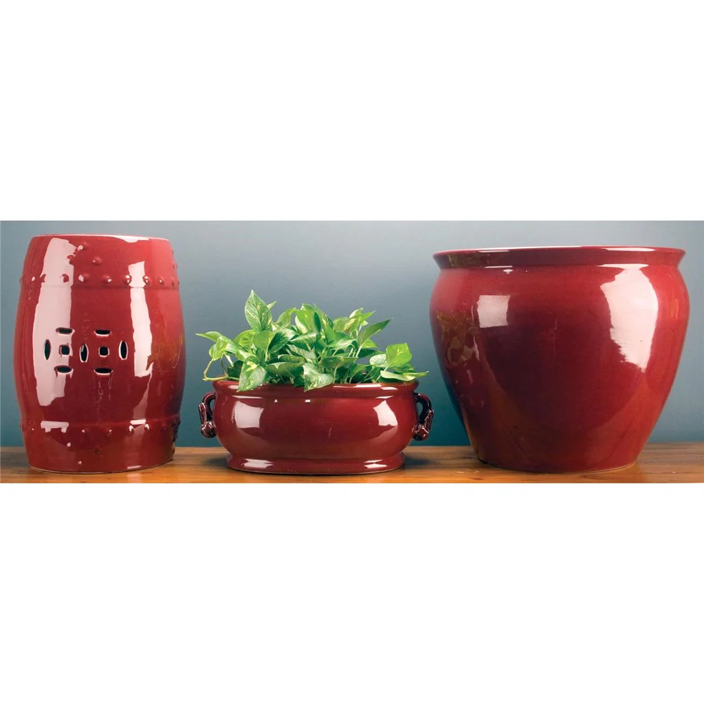 Danny's Fine Porcelain Fishbowl - Oxblood Red 41016 - Image 2
