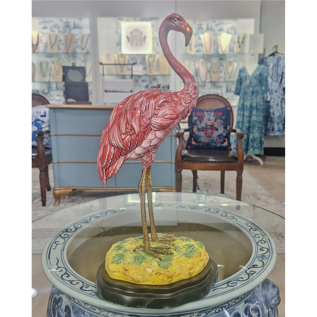 Danny's Fine Porcelain Flamingo - Pink And Red 60998 - Image 2