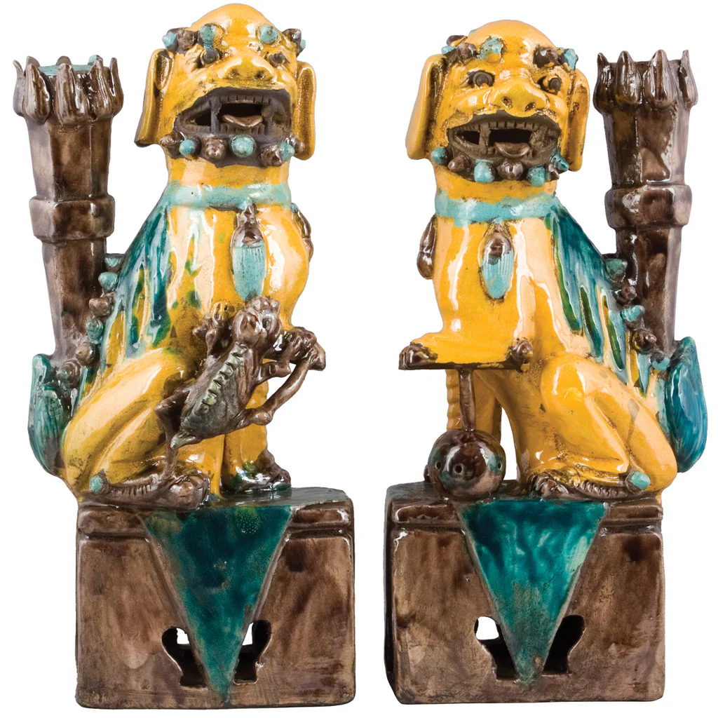 Danny's Fine Porcelain Foo Dogs (Pair) 50192