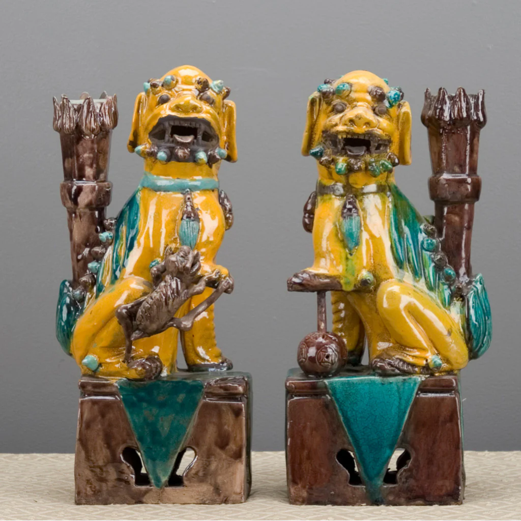 Danny's Fine Porcelain Foo Dogs (Pair) 50192 - Image 3