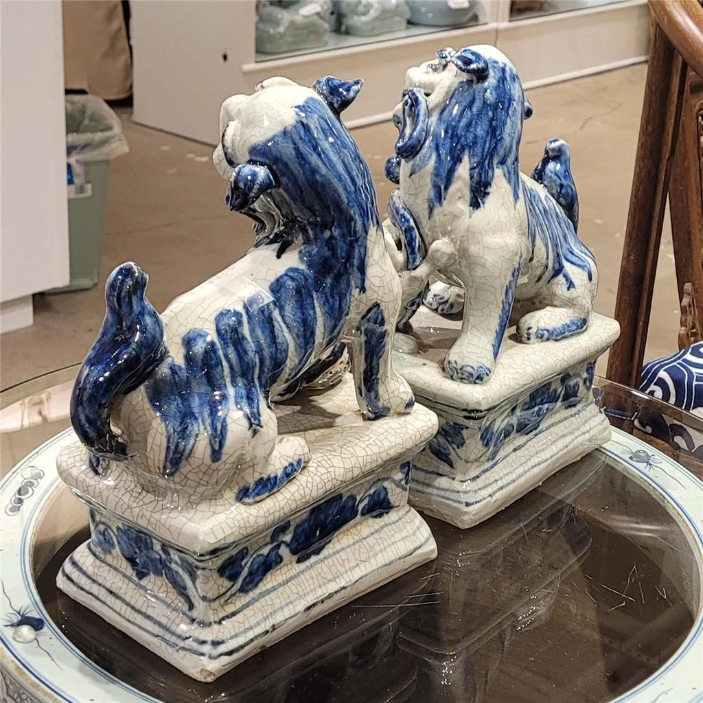 Danny's Fine Porcelain Foo Dogs Pair 50618 - Image 12