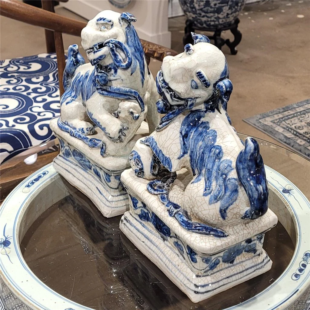 Danny's Fine Porcelain Foo Dogs Pair 50618 - Image 13