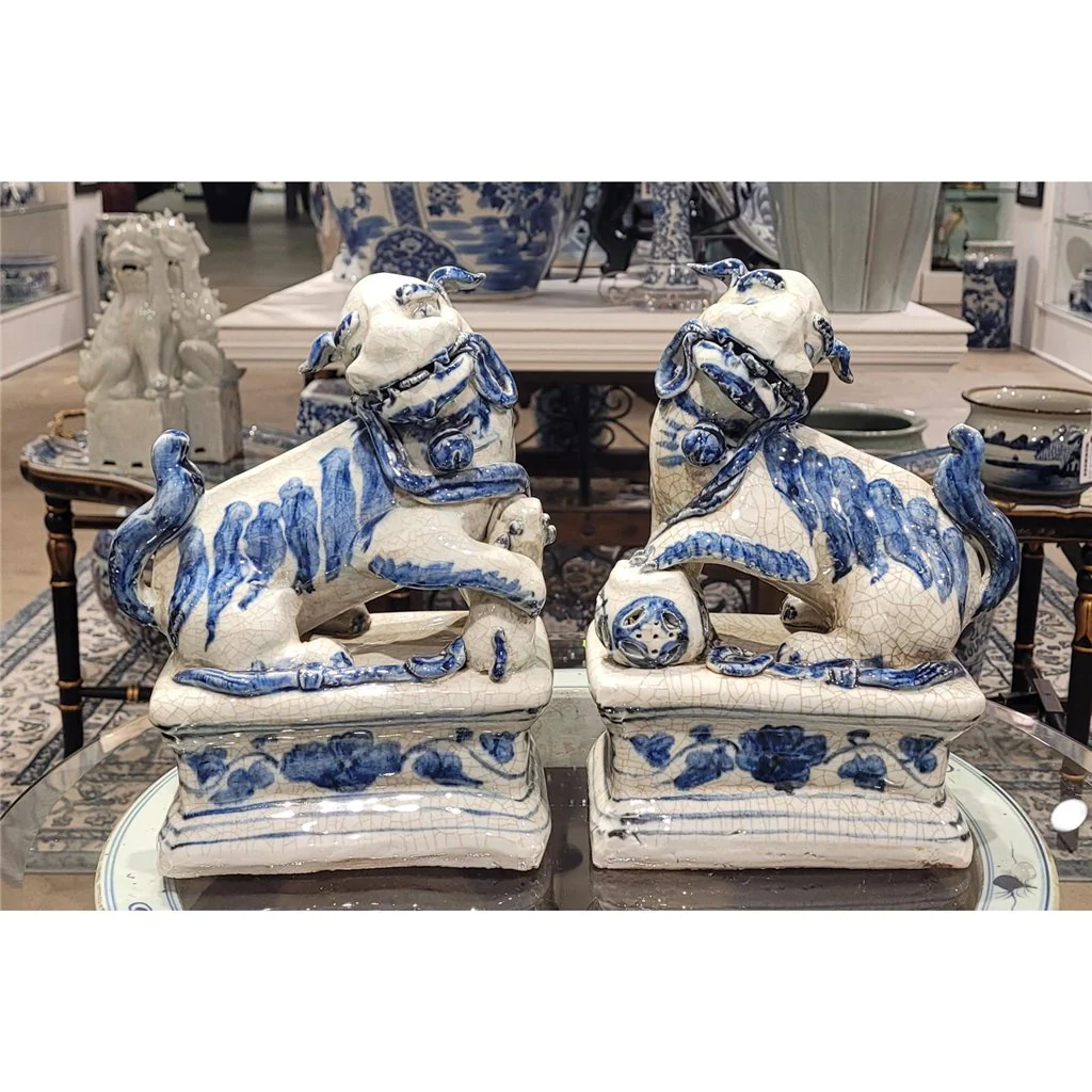 Danny's Fine Porcelain Foo Dogs Pair 50618 - Image 9