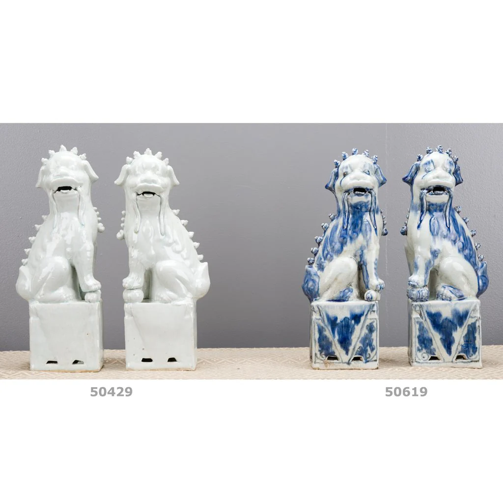 Danny's Fine Porcelain Foo Dogs Pair 50619 - Image 14