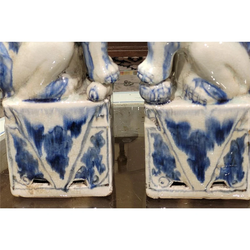 Danny's Fine Porcelain Foo Dogs Pair 50619 - Image 7