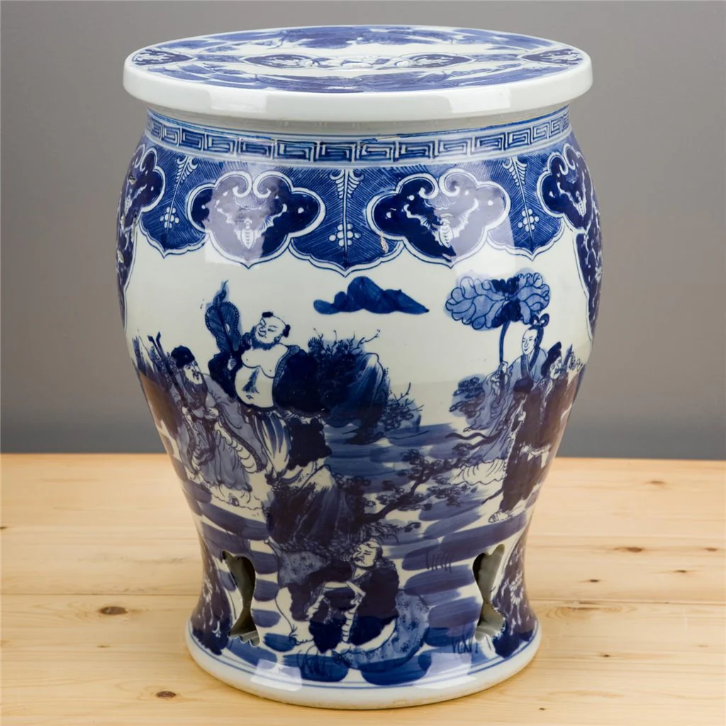 Danny's Fine Porcelain Garden Stool 50568 - Image 4