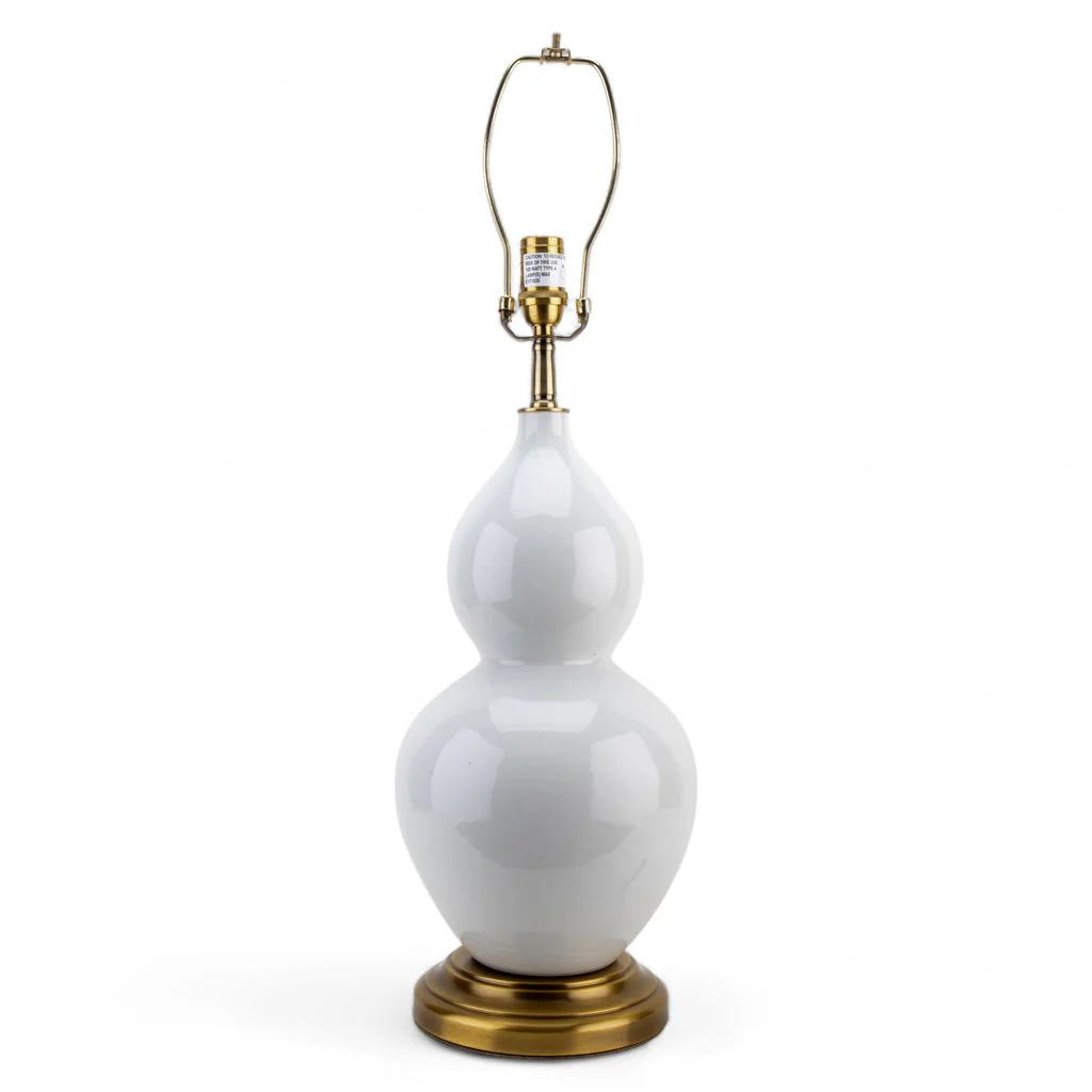 Danny's Fine Porcelain GOURD LAMP - WHITE 50971-LG - Image 4