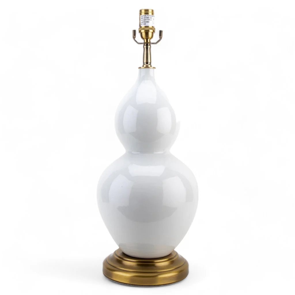 Danny's Fine Porcelain GOURD LAMP - WHITE 50971-LG - Image 5