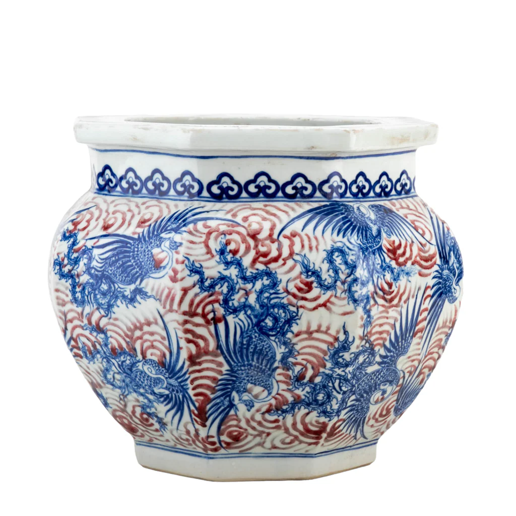 Danny's Fine Porcelain HEXAGONAL FISHBOWL 50988
