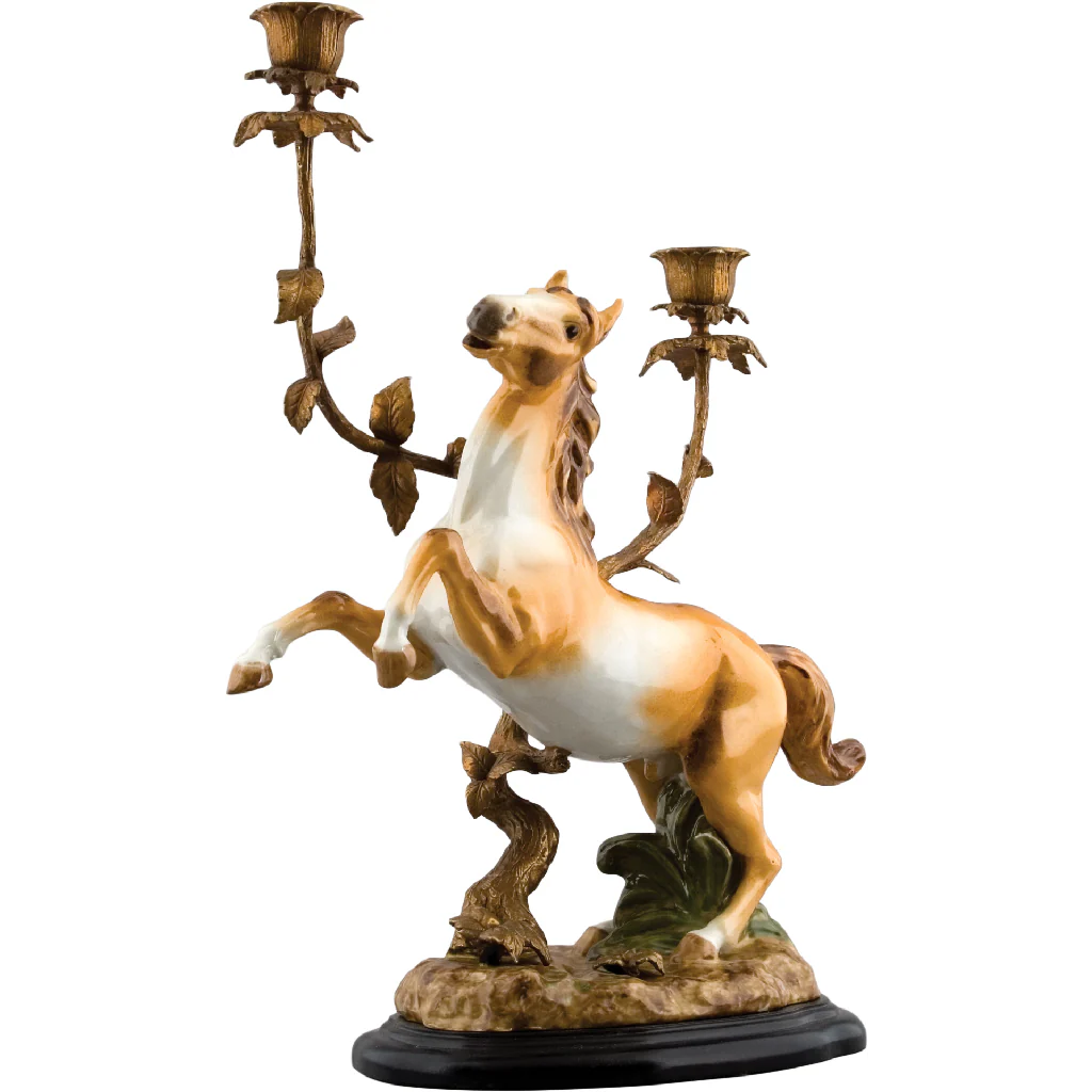 Danny's Fine Porcelain Horse Candle Holder 60180