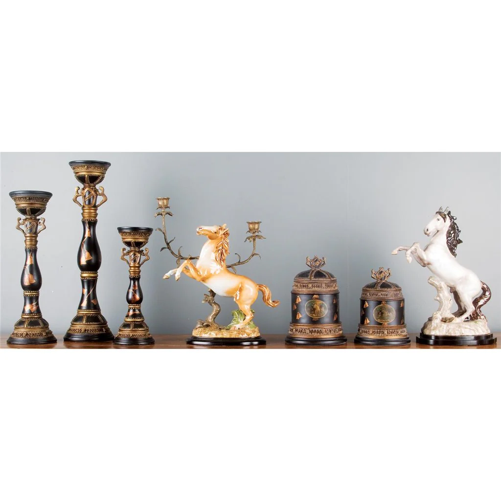 Danny's Fine Porcelain Horse Candle Holder 60180 - Image 3