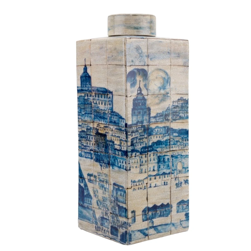 Danny's Fine Porcelain Jar-Azure Village 60403