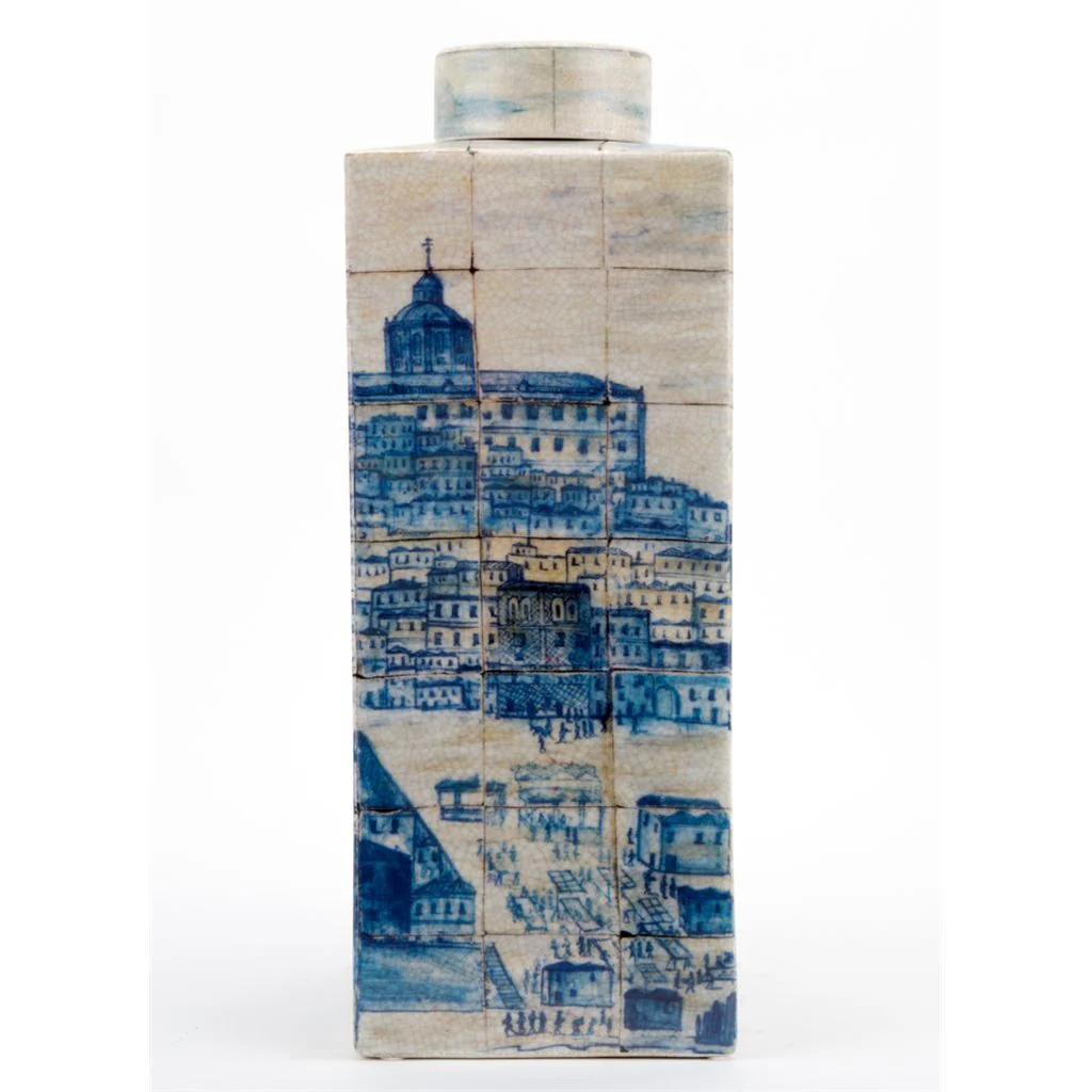 Danny's Fine Porcelain Jar-Azure Village 60403 - Image 4