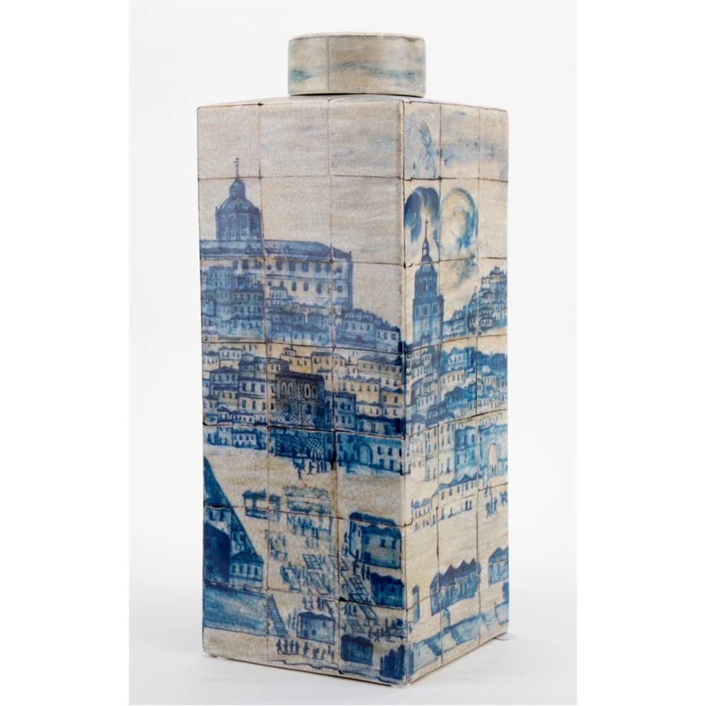 Danny's Fine Porcelain Jar-Azure Village 60403 - Image 5
