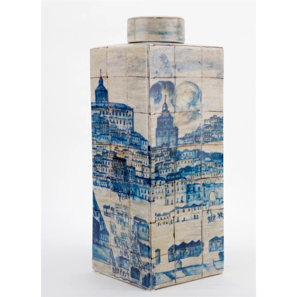 Danny's Fine Porcelain Jar-Azure Village 60403 - Image 6